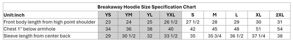 Scary Badgers Breakaway Adult Hoodie