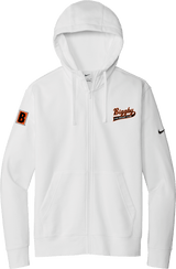 Biggby Coffee AAA Nike Club Fleece Sleeve Swoosh Full-Zip Hoodie