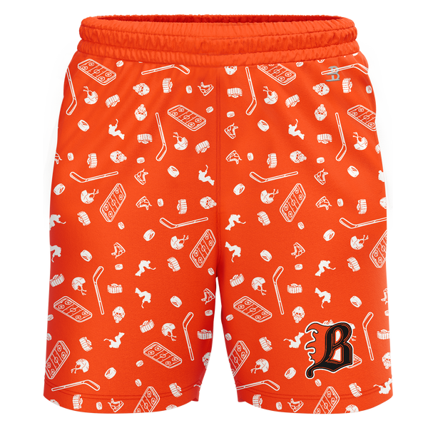 Philadelphia Blazers Adult Sublimated Pattern Shorts